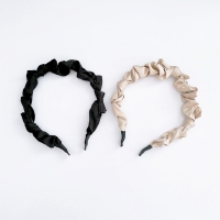 Girl Hairband Pleat Bow (GHB8615)